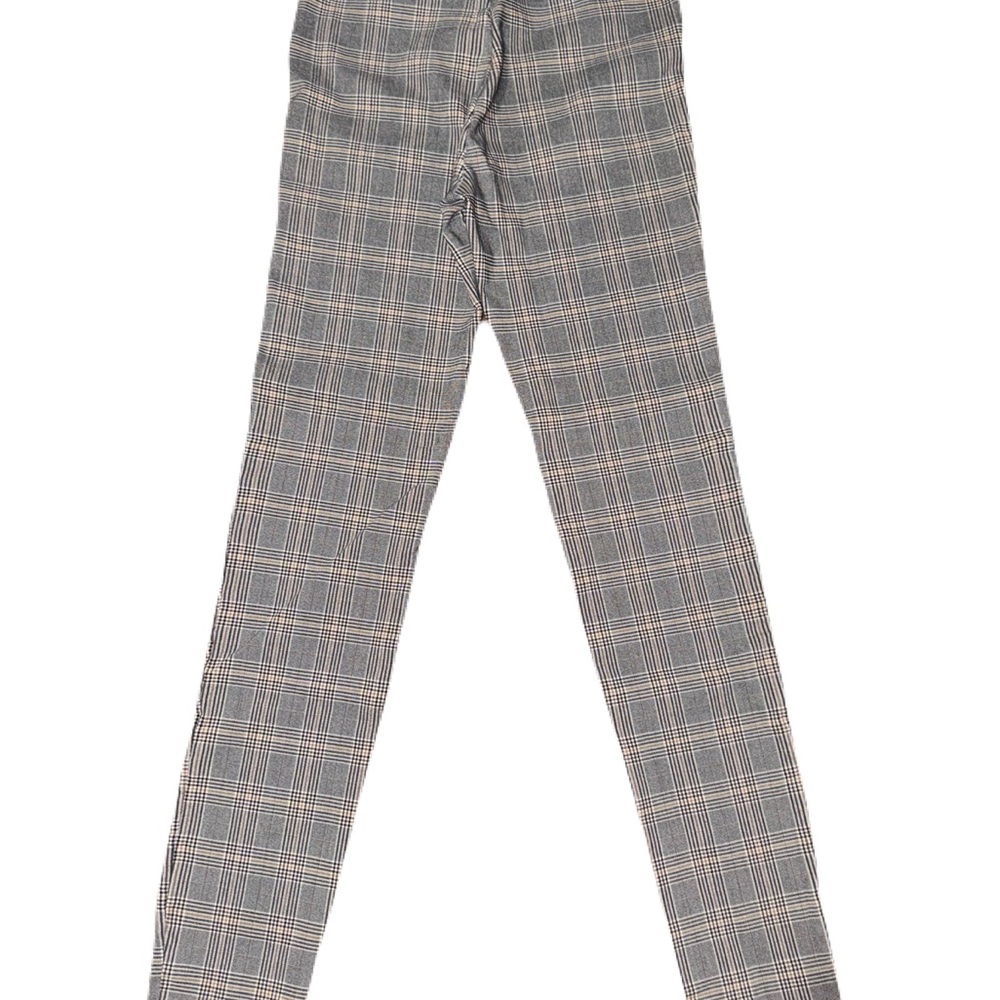 Zara Black and White Checkered Trousers